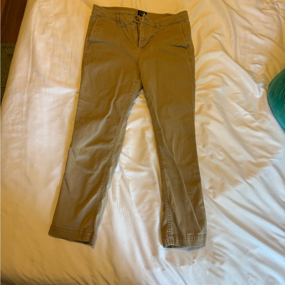 J Crew Factory Hi Rise Girlfriend Chino